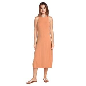 Volcom Stonelight Halter Dress Clay